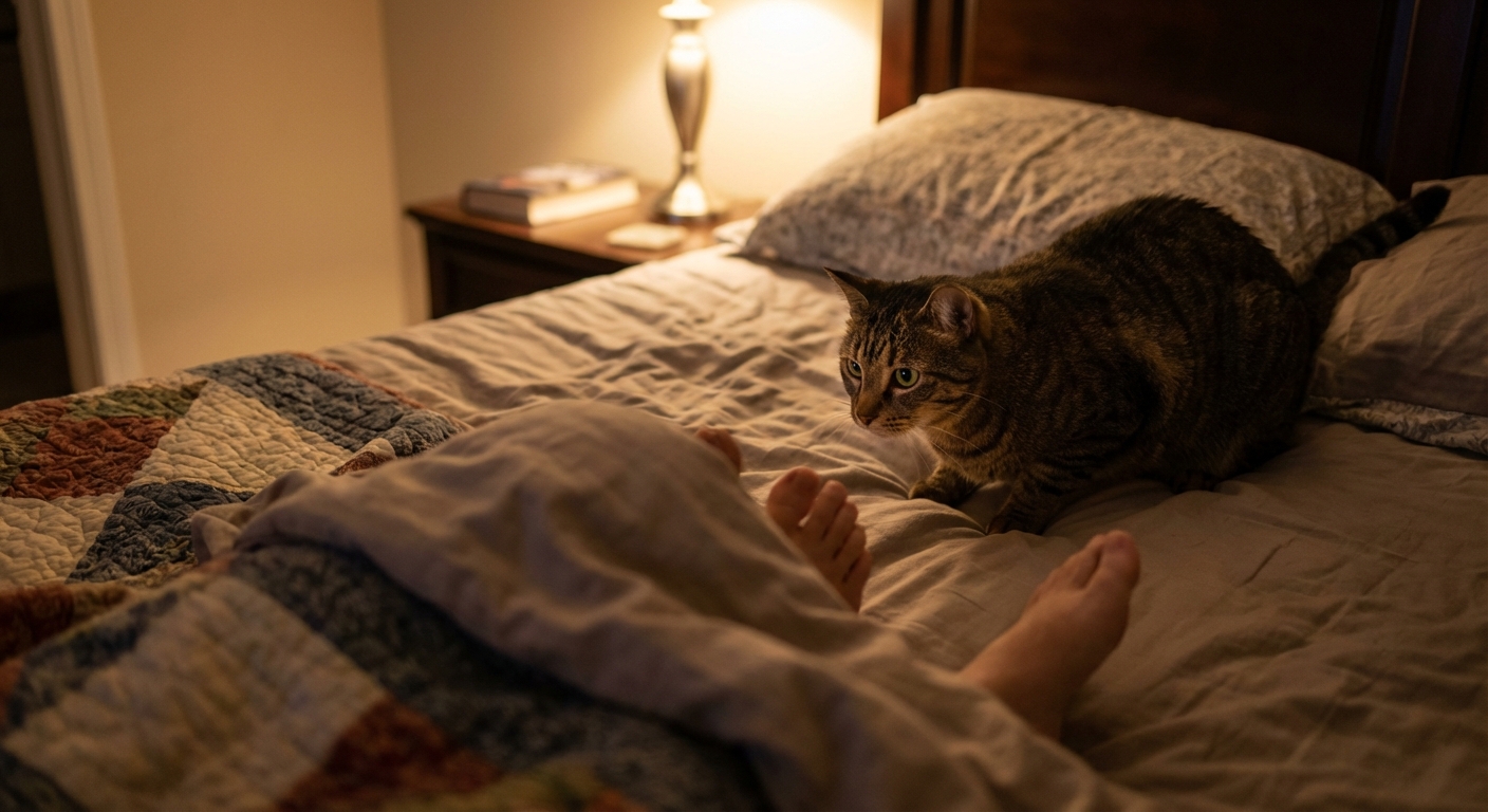 Why Cats Bite Feet Under Covers and How to Stop