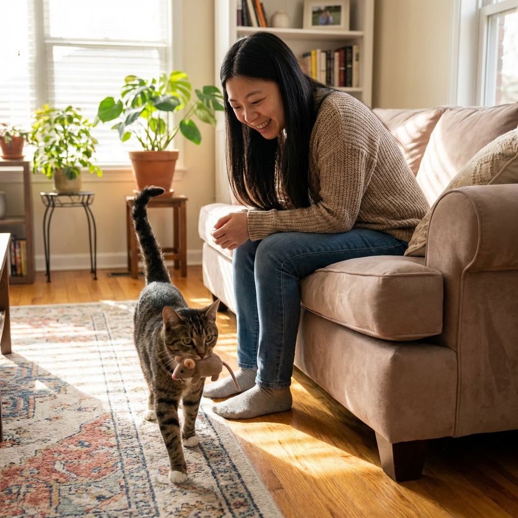 How to Teach a Cat to Fetch