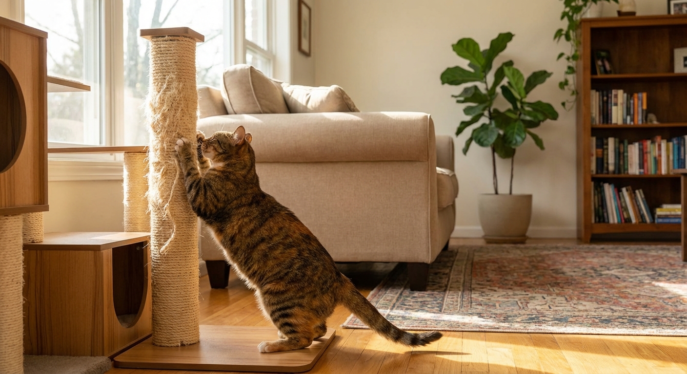 Save Your Sofa: Train Cats Not to Scratch Furniture