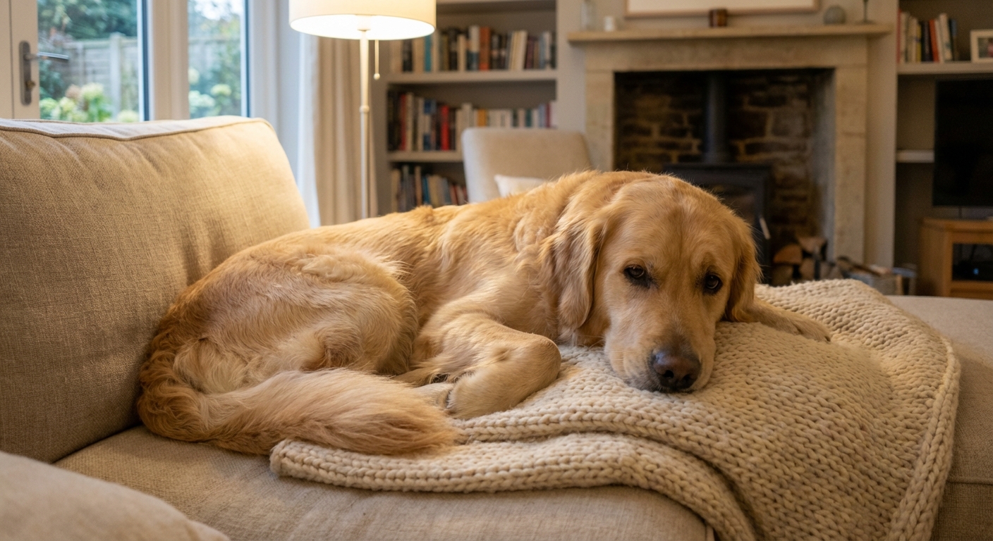 Comforting a Dog With Pancreatitis