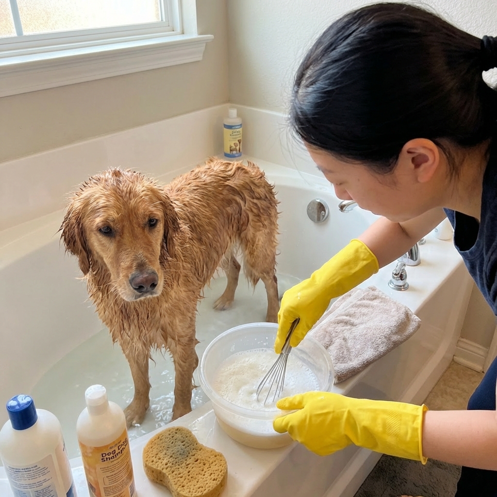 How to Remove Skunk Smell From a Dog