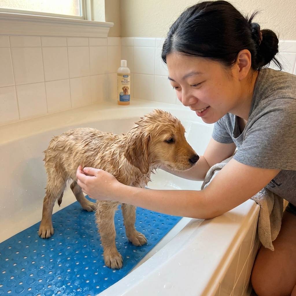 How to Give a Puppy a Bath