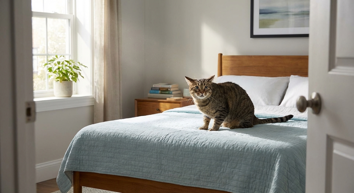 Why Is My Cat Peeing in My Bed?
