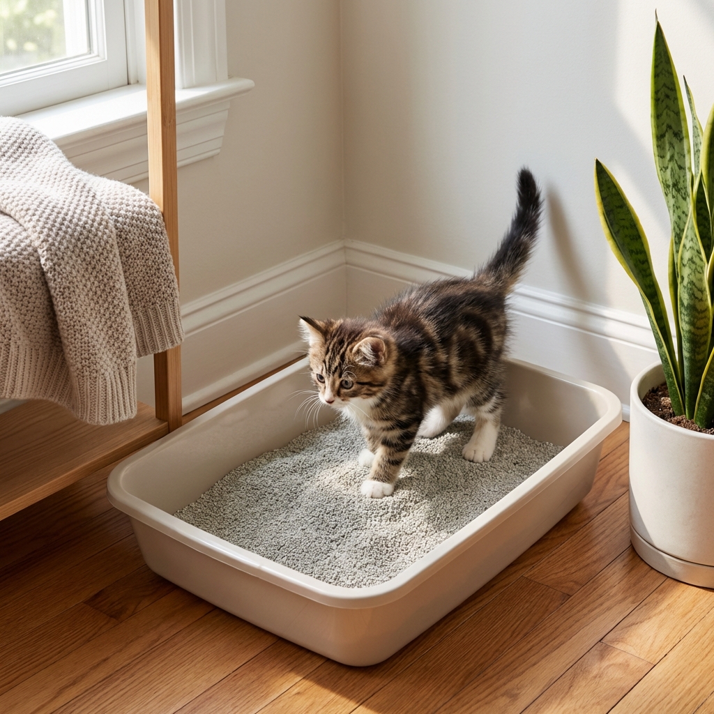 Kitten Litter Box Training