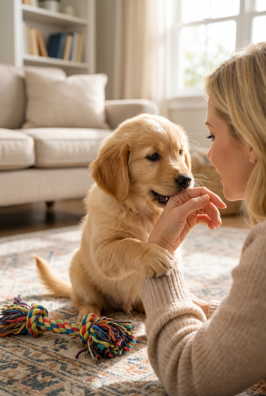 How to Stop Puppy From Nipping