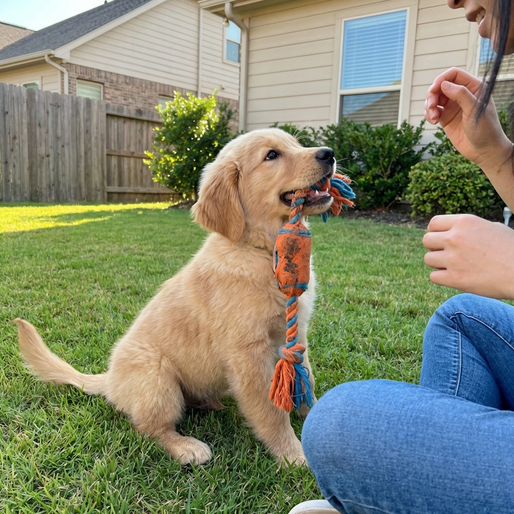Teaching Your Puppy Fetch