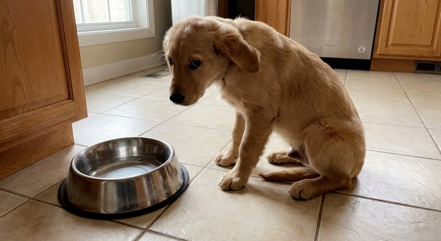 Why Puppies Throw Up Food