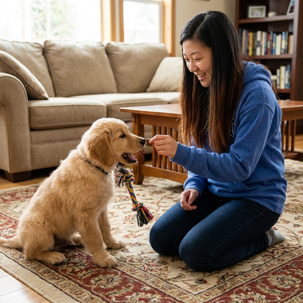 Teach a Puppy to Drop It