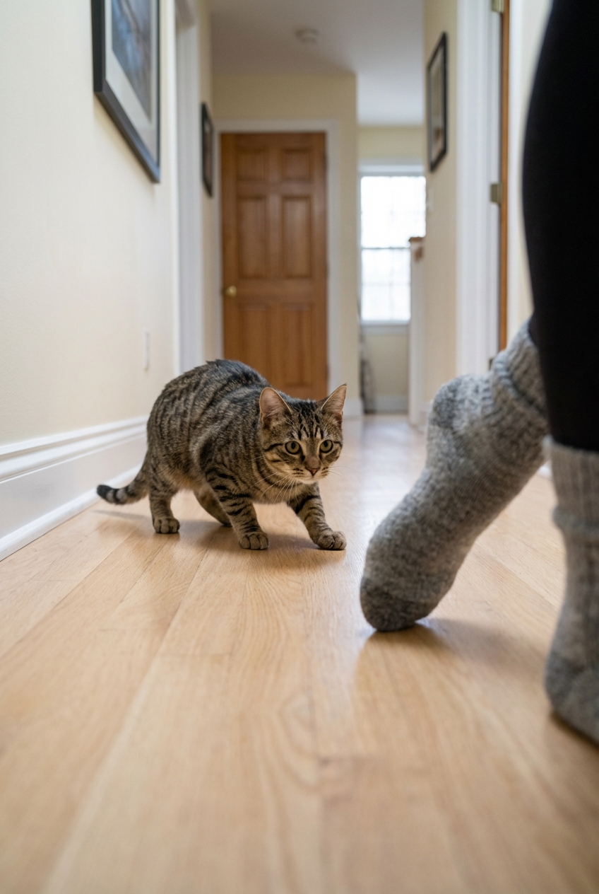 Why Does My Cat Attack My Feet?