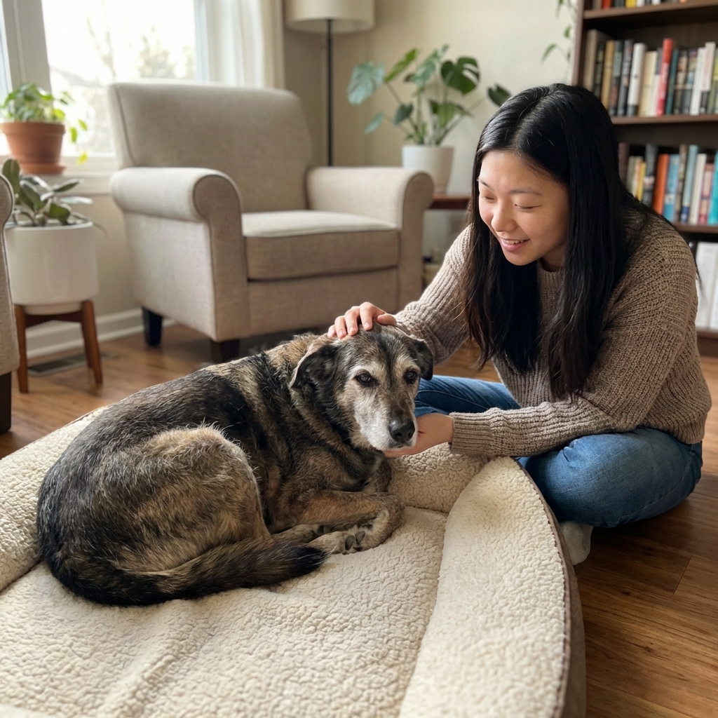 Elderly Dog Peeing in the House