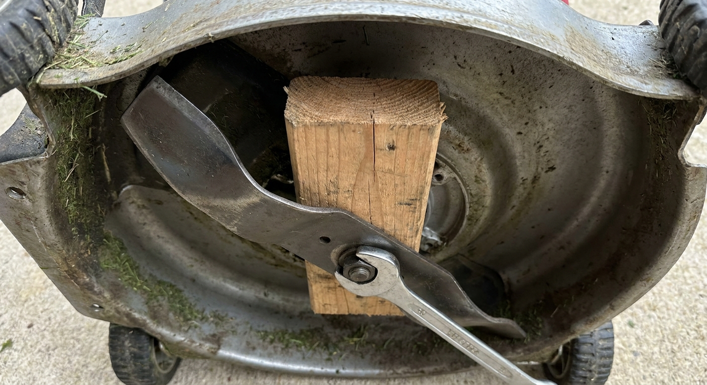 Wood-block-wedged-between-mower-deck-and-blade-to-_1779300179838906173.jpg